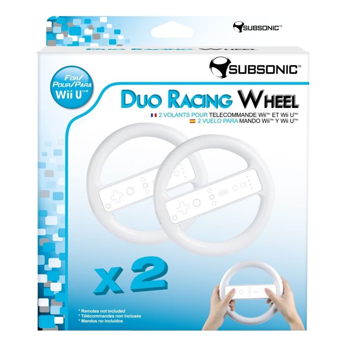 Duo Racing Wheel Subsonic Wii  Wii U